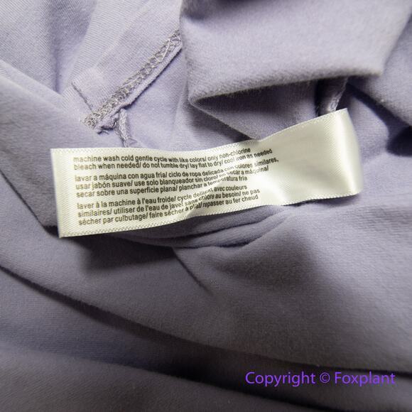 New! ELOQUII Women's Plus Size Cross Front Flutter Sleeve Dress purple, 26 - Picture 12 of 12